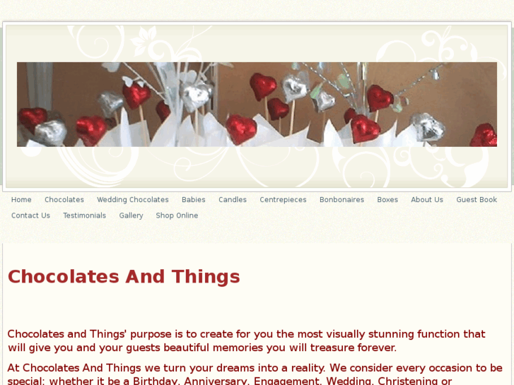 www.chocolatesandthings.com