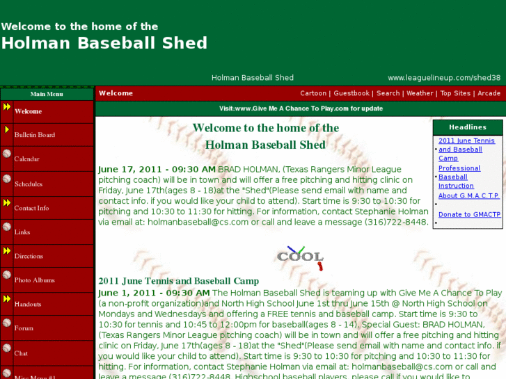 www.holmanbaseballshed.com