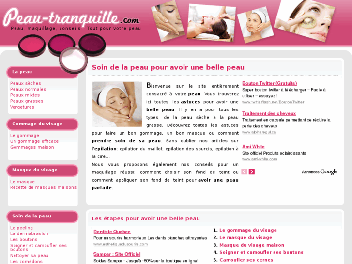 www.peau-tranquille.com