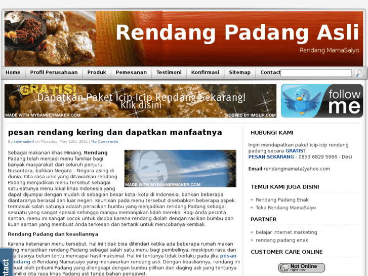 www.rendangpadangasli.com