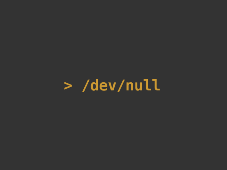 www.thedevnull.com