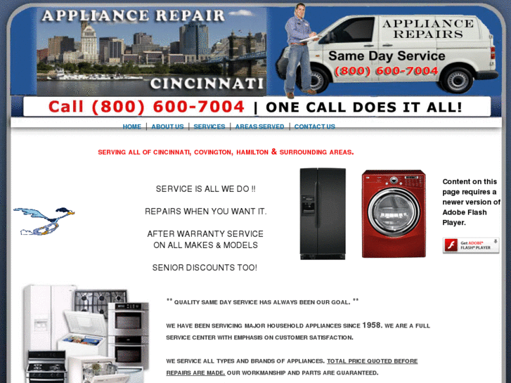 www.cincinnatiapplianceservice.com