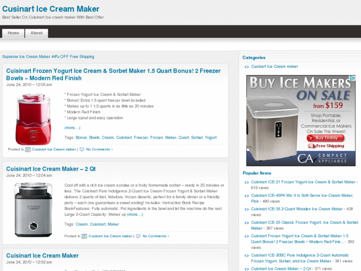 www.cusinarticecreammaker.com