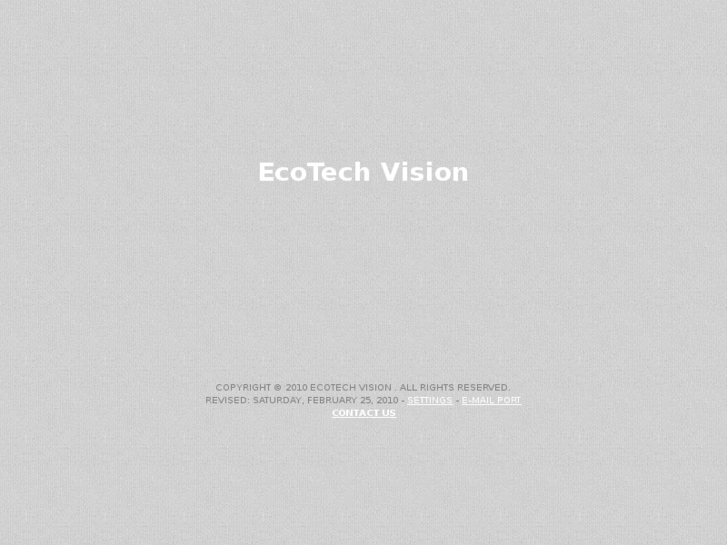 www.ecotechvision.com