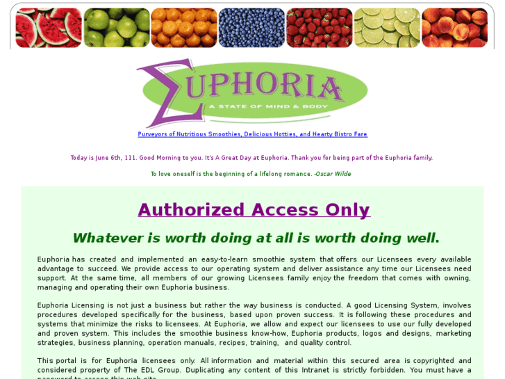 www.euphoriaintranet.com