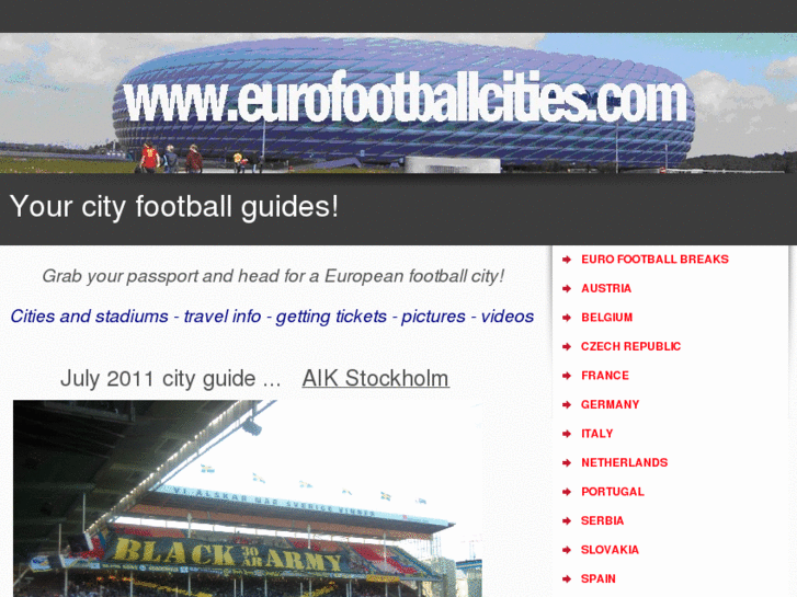 www.eurofootballcities.com