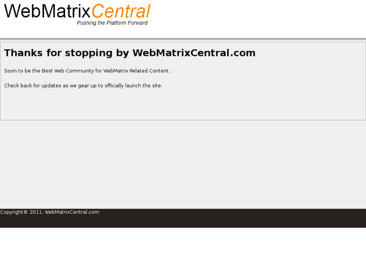 www.webmatrixcentral.com