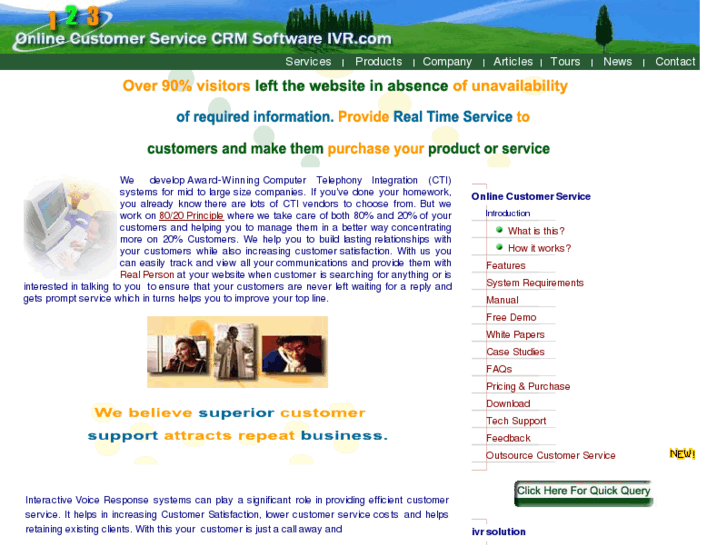 www.123-online-customer-service-crm-software-ivr.com