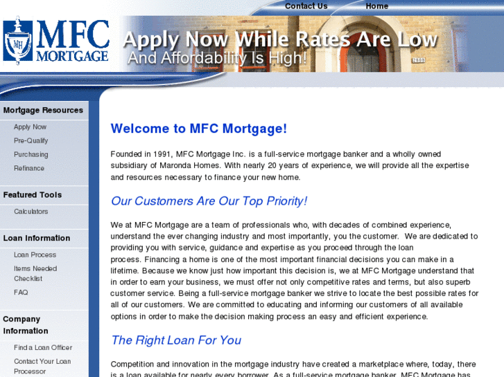 www.mfcmortgageonline.com