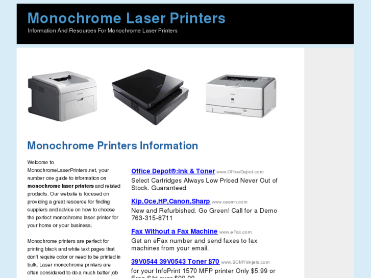 www.monochromelaserprinters.net