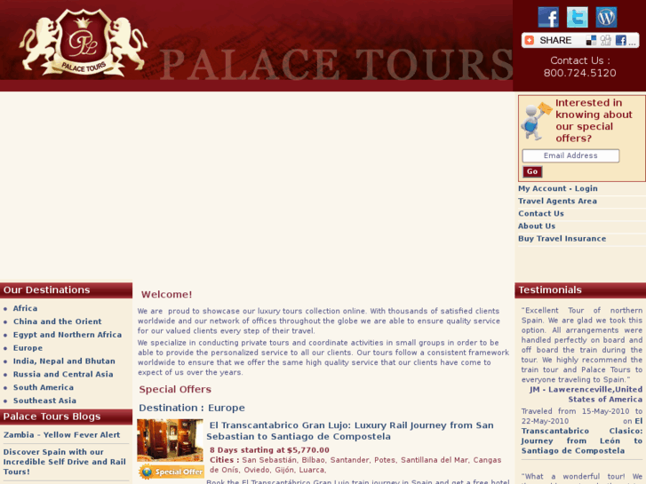 www.palacetours.com