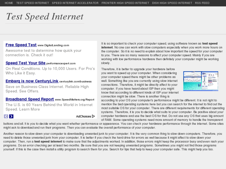 www.testspeedinternet.com