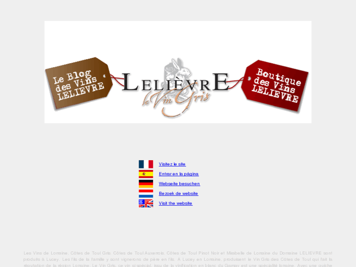 www.vins-lelievre.com