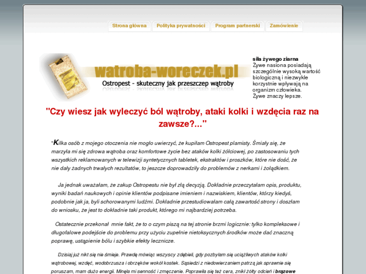 www.watroba-woreczek.pl