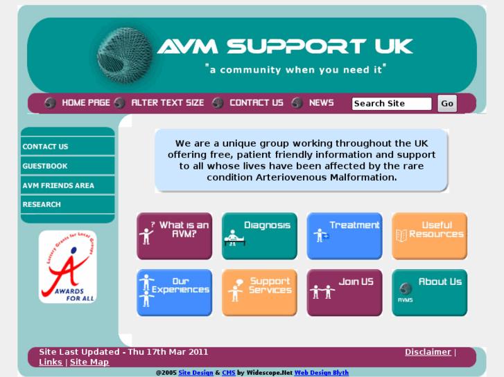 www.avmsupport.org.uk