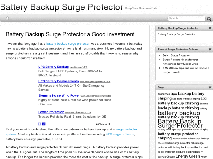 www.batterybackupsurgeprotector.org