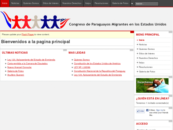 www.congresodeparaguayosmigrantesenlosestadosunidos.com