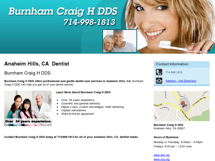 www.drcraigburnhamdds.com