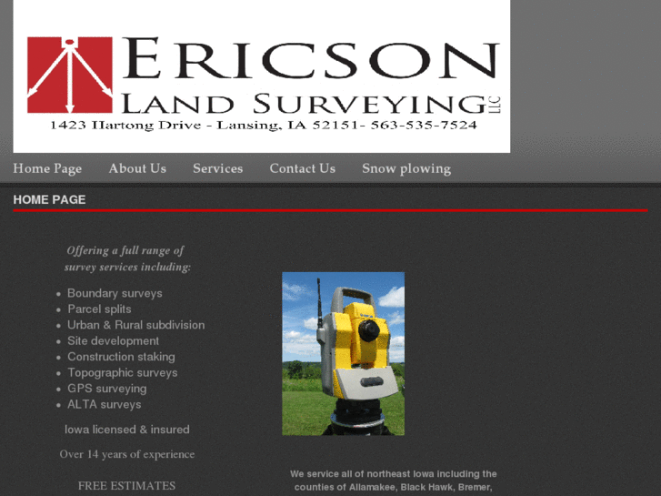 www.ericsonlandsurveying.com