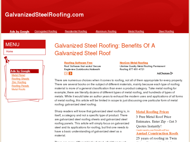 www.galvanizedsteelroofing.com