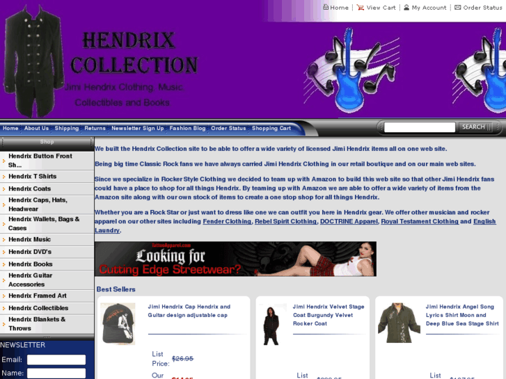 www.hendrixcollection.com