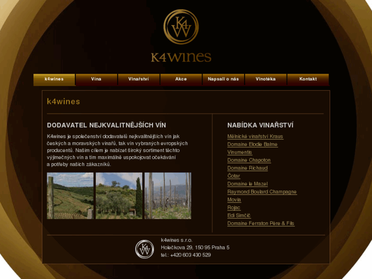 www.k4wines.cz