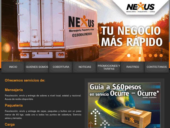 www.nexuspaqueteria.com