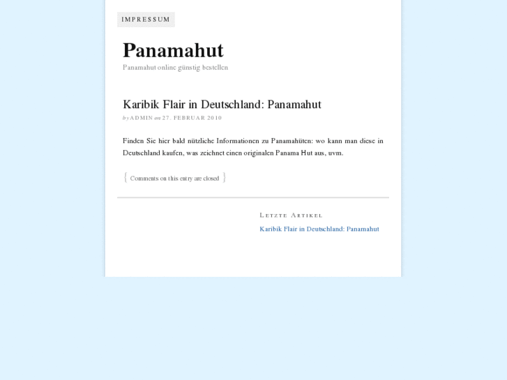 www.panamahut.net