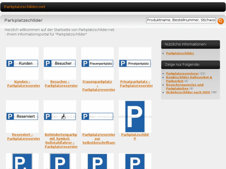 www.parkplatzschilder.net