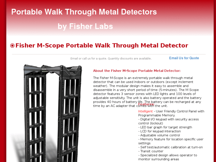 www.portablewalkthroughmetaldetectors.com