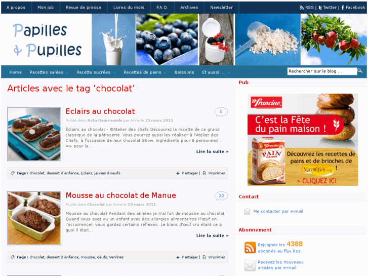 www.recettesauchocolat.com