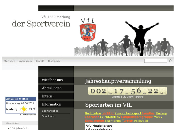 www.vfl1860marburg.de