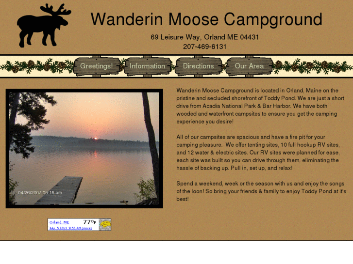 www.wanderinmoosecampground.com