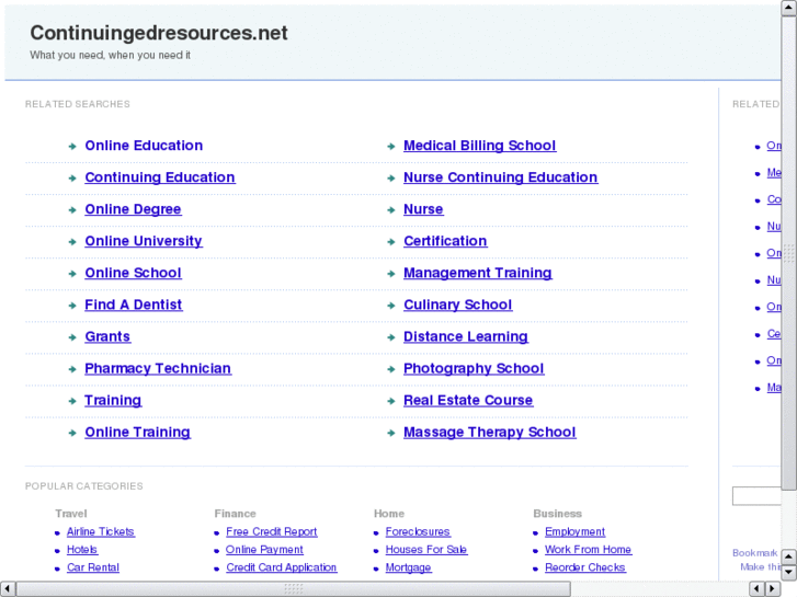 www.continuingedresources.net