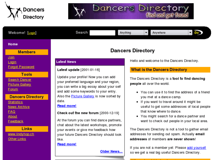 www.dancersdirectory.org