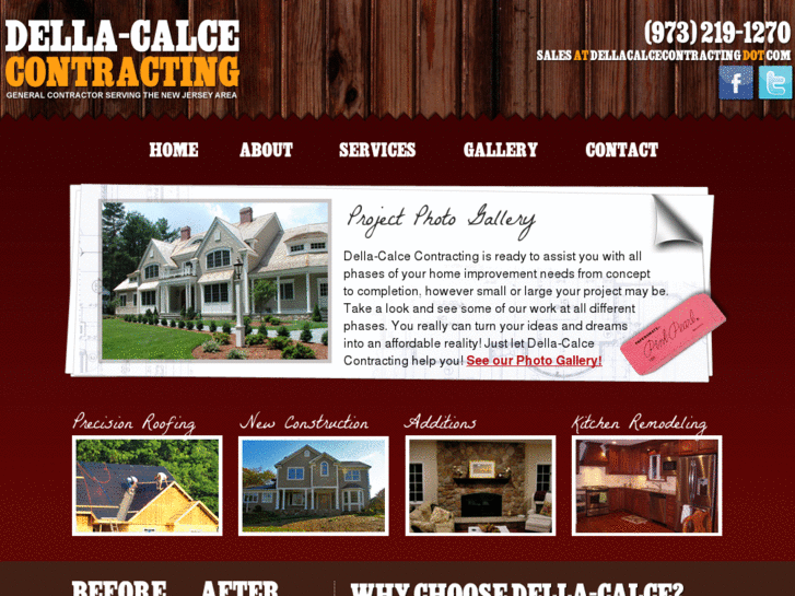 www.dellacalcecontracting.com