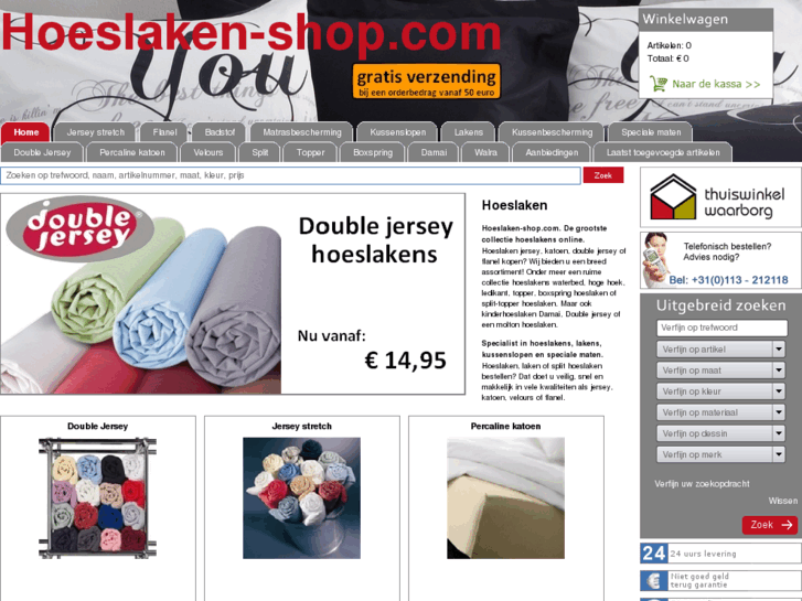 www.hoeslaken-shop.com