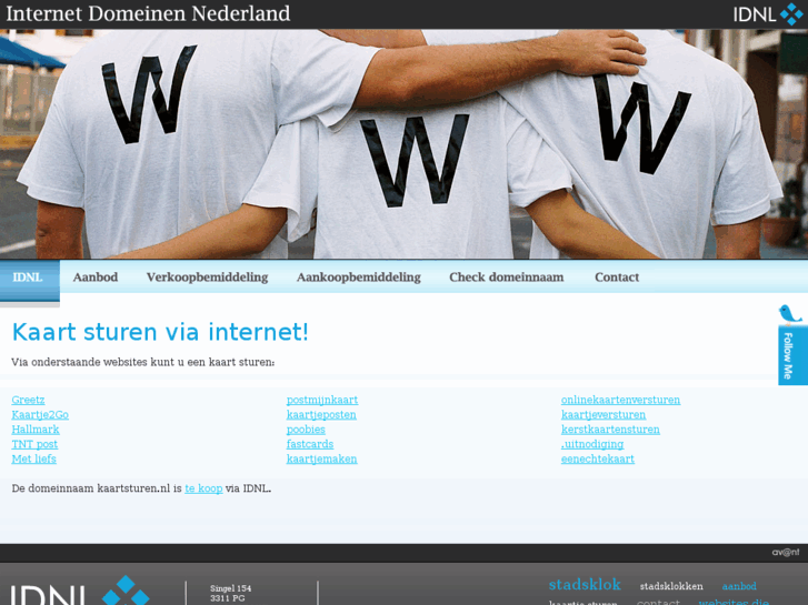 www.kaartsturen.nl