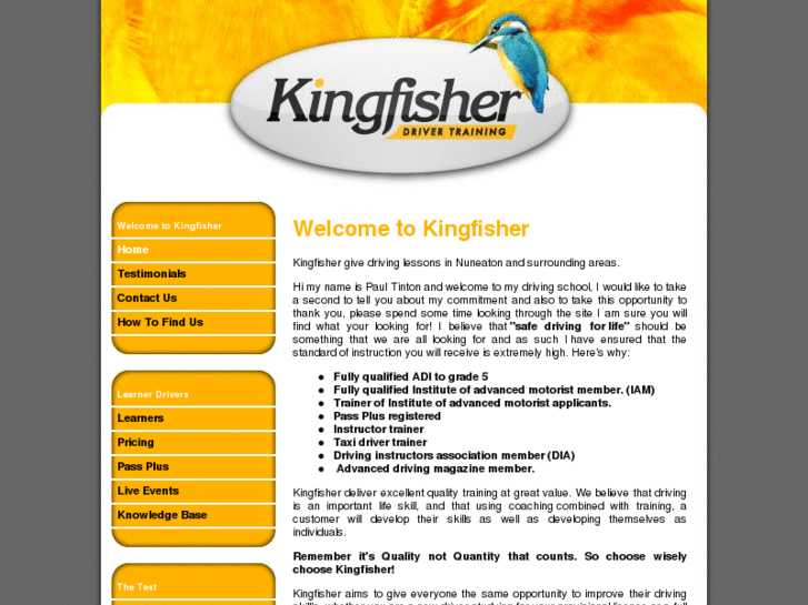 www.kingfisherdrivertraining.com