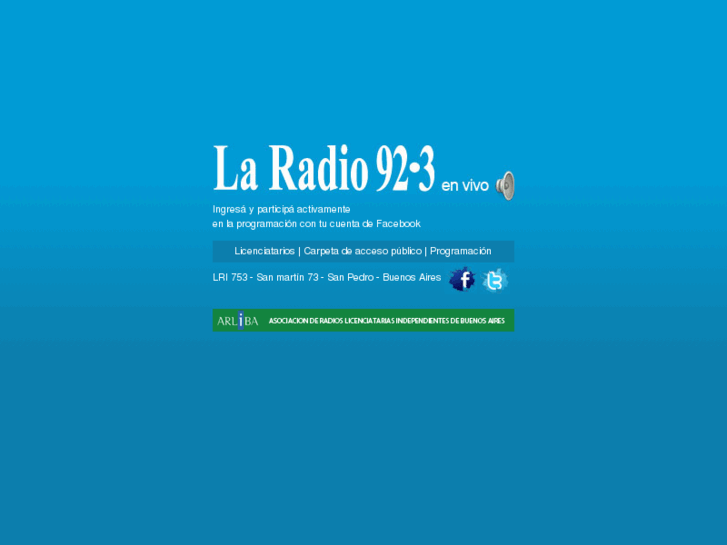 www.laradiosanpedro.com.ar