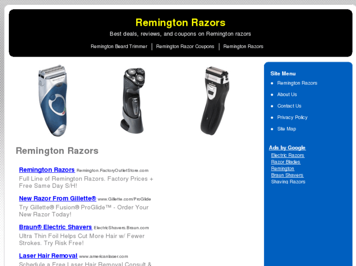 www.remingtonrazors.net