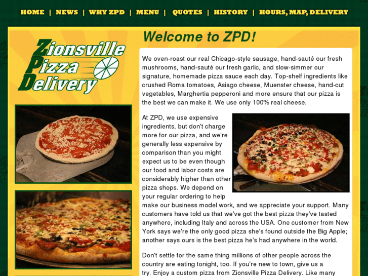 www.zionsvillepizzadelivery.com