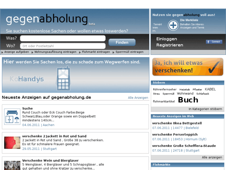 www.gegenabholung.de