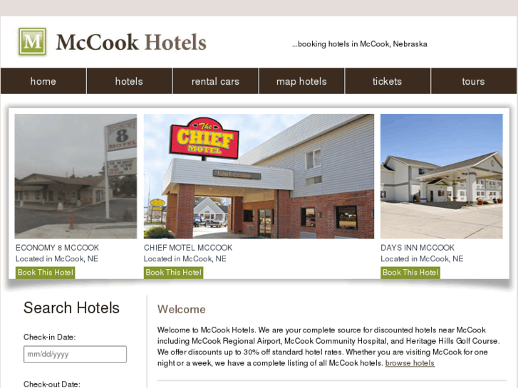 www.mccookhotels.com