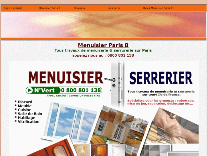 www.menuisierparis8.net