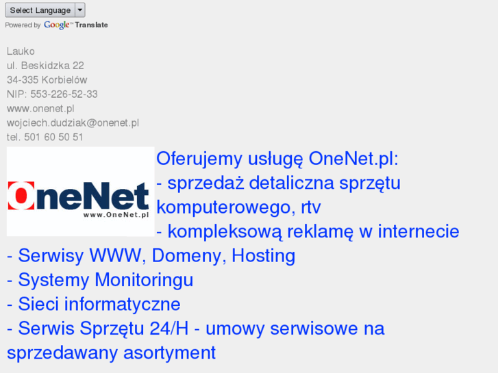 www.onenet.pl