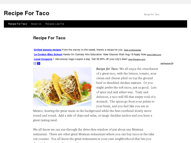 www.recipefortaco.com