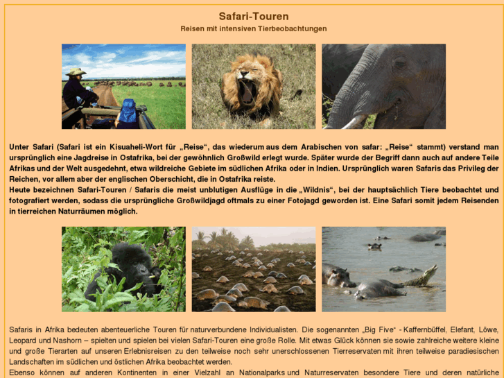 www.reisen-safaris.de