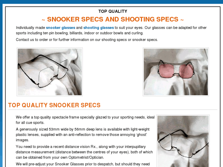 www.snookerspecs.com