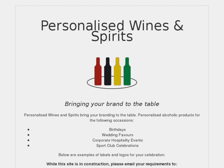 www.winesandspiritspersonalised.com